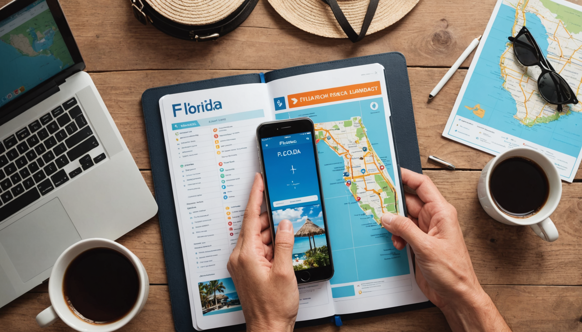 découvrez nos outils de planification et check-list complets pour organiser votre voyage en floride en toute sérénité et ne rien oublier.