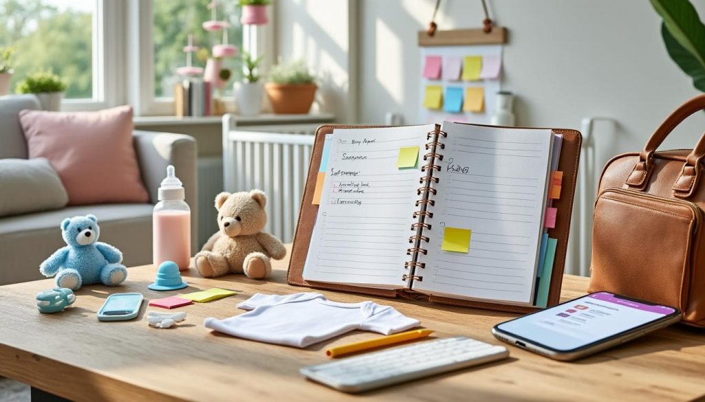 Outils et checklists : mieux s’organiser avant et après l’arrivée de bébé