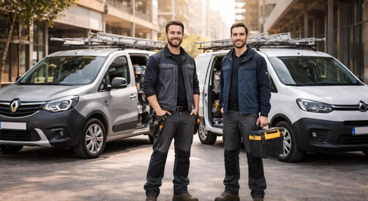 services de chauffeurs professionnels dédiés aux artisans, avec des véhicules renault kangoo et citroën berlingo parfaitement équipés pour répondre à tous vos besoins.