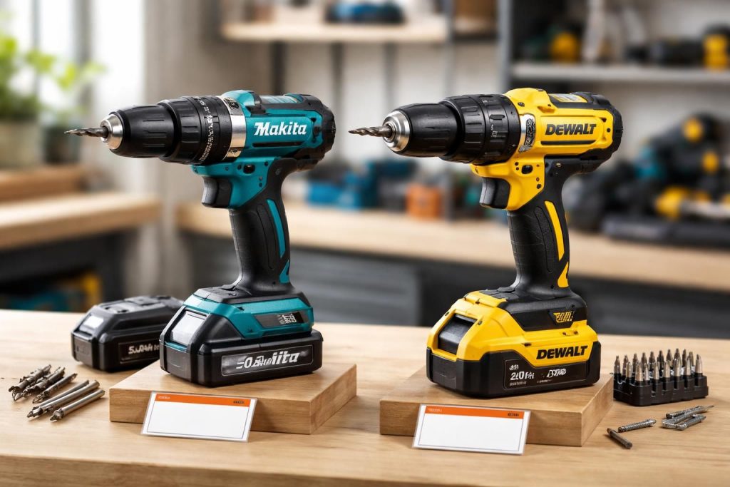 comparez les prix des outils makita et dewalt pour choisir la perceuse visseuse sans fil idéale, alliant performance et budget adapté à vos besoins.