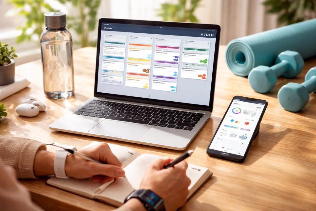Optimiser vos entraînements avec des outils de planification Trello, applications fitness et trackers