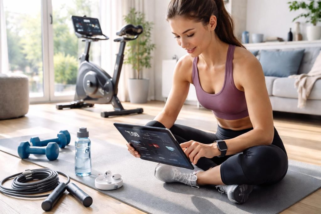 Outils fitness essentiels pour suivre votre progression avec applications et accessoires connectés